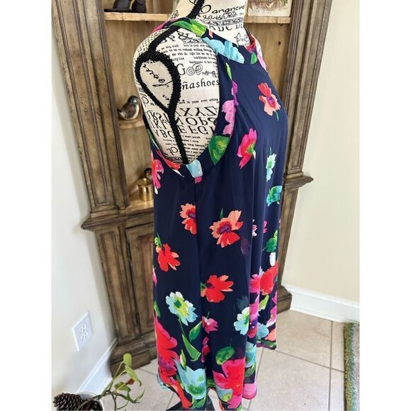 Betsey Johnson Halter Neck Floral Print Dress - Flowy - Picture 2 of 11
